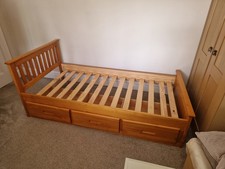 Captains Single Bed Frame with