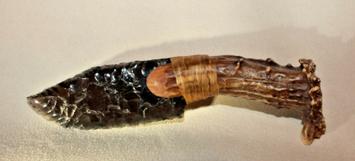Translucent obsidian flint - obsidian,