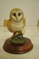 The Leonardo Collection Nature Studies Barn Owl 1994 Ornament /  Figurine