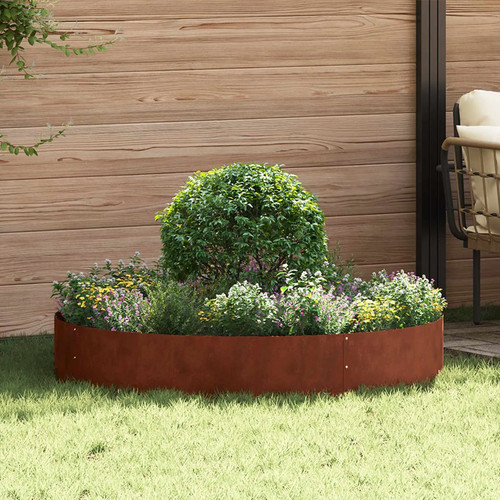 Planter ring brown - ring, corten