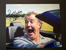 Jeremy Clarkson Rare! autographed signed BBC Top Gear 8x10 photo Beckett BAS coa