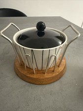 Crown Devon Atomic Sugar Bowl