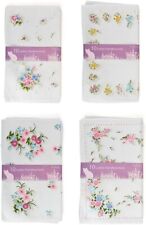 10.5x10.5 CM Ladies Printed Hankies - Soft & Durable Handkerchiefs for Women