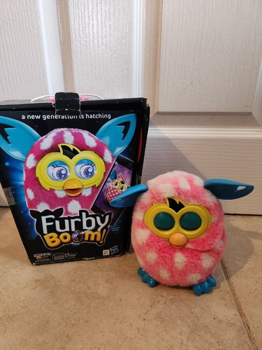 Hasbro furby boom - pink, white