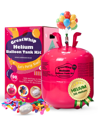 Balloons helium gas disposable - helium,