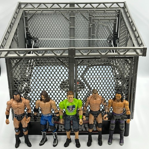 Mattel wwe wrekkin cage - wwe,