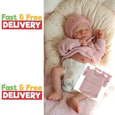 50cm Reborn Baby Dolls Vinyl Silicone Realistic Handmade Newborn Doll Xmas Gift