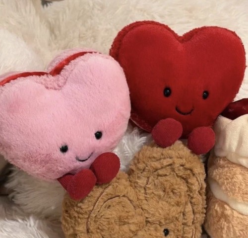 Jellycat macaron heart - macaron, plush