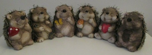 Ceramic hedgehog garden - ceramic,