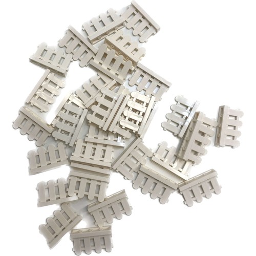 Lego white paled picket - picket, fence