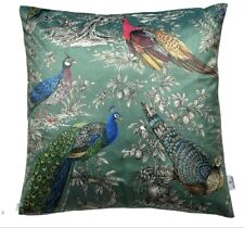 Peacock Cushion Cover Teal