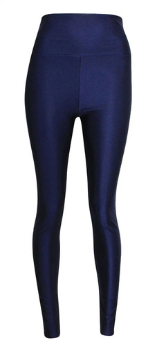 Women shiny leggings wet - leggings, look