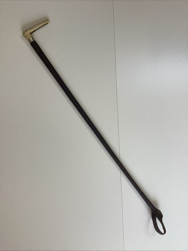 Antique leather silver mounted - leather,