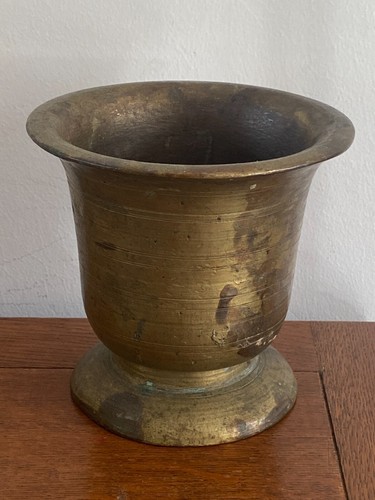 Antique bronze mortar - bronze,