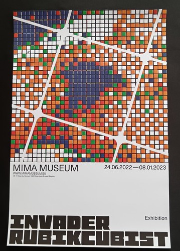 Invader rubikcubist mima 2022 - mima,