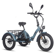 Fafrees F20 Mate Electric Bike 20" Tricycle Folding Trike 3-Wheel eBike 48V/21Ah