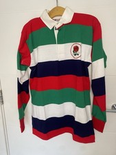 Size Large Valiant Europa England Rugby Shirt, Vintage British Polo Jersey