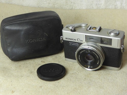 Konica c35 rangefinder camera - c35,