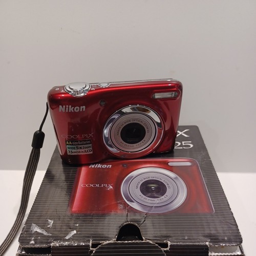 Nikon coolpix l25 1mp red - nikon,