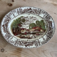  "Rural Scenes" Serving Plate