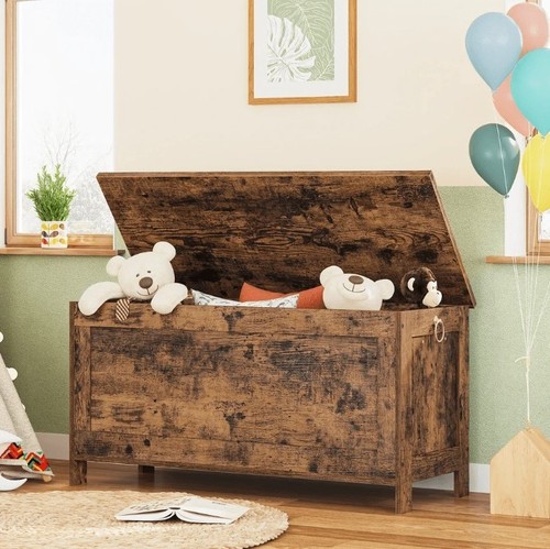 Extra large wooden storage box - large,