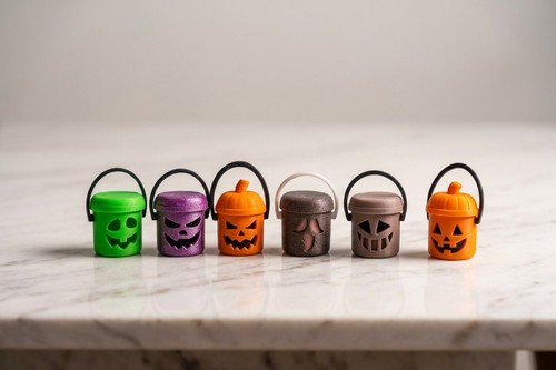 Mini halloween pumpkin - halloween, buckets