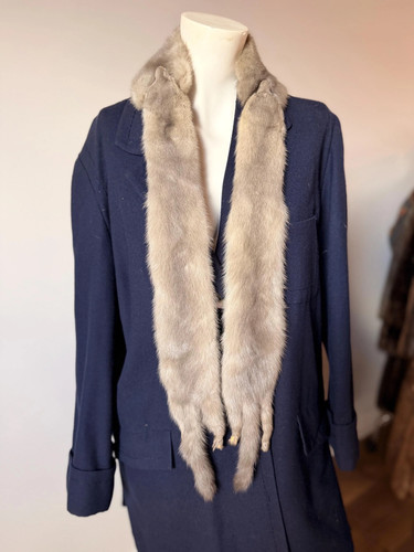 1980s sapphire mink fur - mink,