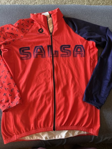 Salsa cycling jersey mens long - cycling,