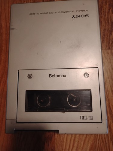 Sony betamax 2500 video - sony,