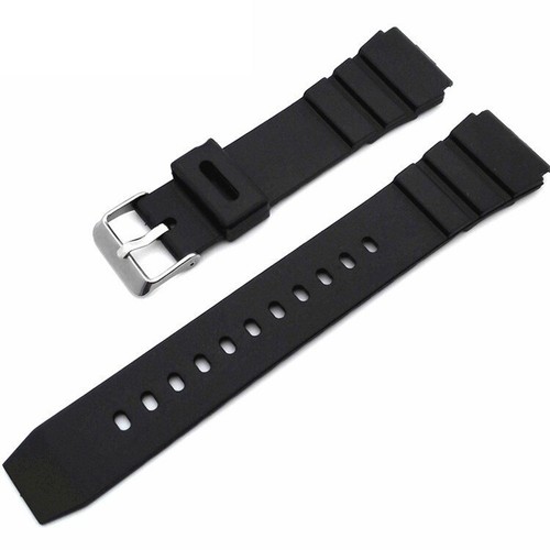 Black rubber silicone diver - black,