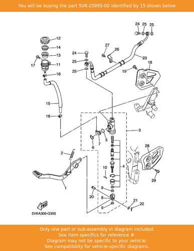 Yamaha hose reservoir - hose,,