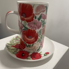 Dunoon Pottery Mug And Saucer