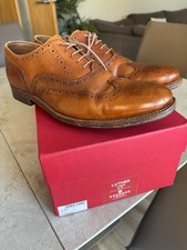 Grenson - Luther - Tan Brown Leather Men’s Shoes Size 8 / F EU 42