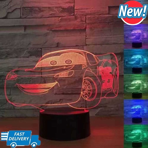 Cars lightning mcqueen - cars, led