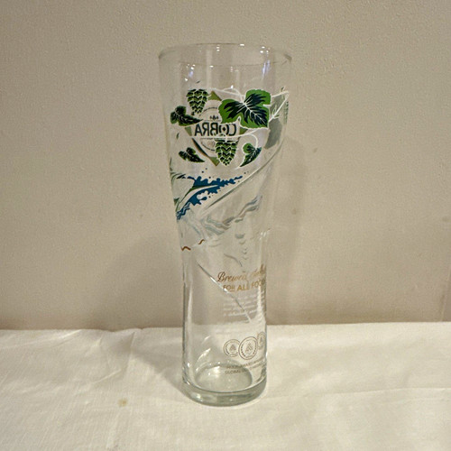 Cobra beer pint glass clear - beer, glass,