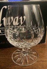 Galway Crystal Brandy  Glasses x6 Longford BNIB