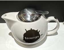 TEAPIGS Infuser ceramic White Teapot