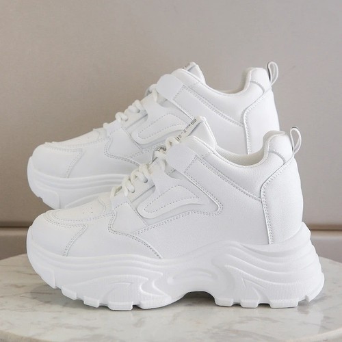 Women spring platform sneakers - platform,