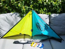 Rare Powerhouse 'Dynamo' Stunt Kite with case - 90s Vintage 