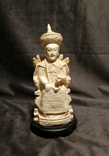Ivory color hand carved - ivory, resin