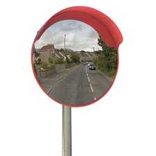 Driveway Convex Safety Mirror 45cm Road Blindspot Garage Mirror 18" With Bracket