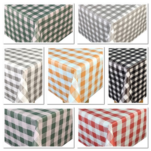 Gingham check tablecloth - gingham,