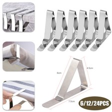 24Pcs Steel Table Cloth Cover