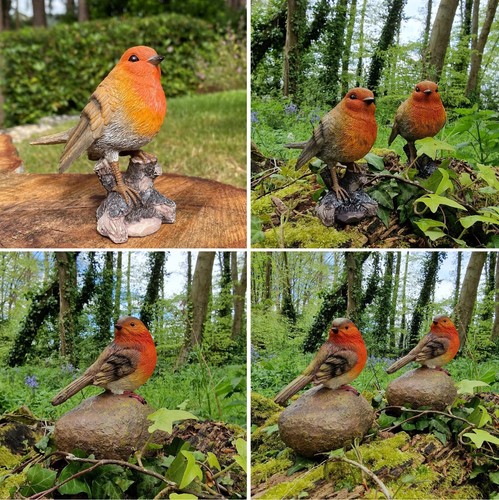 Garden robin ornament - garden,