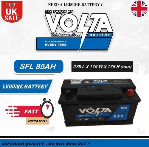 12v 85ah leisure - battery, sfl