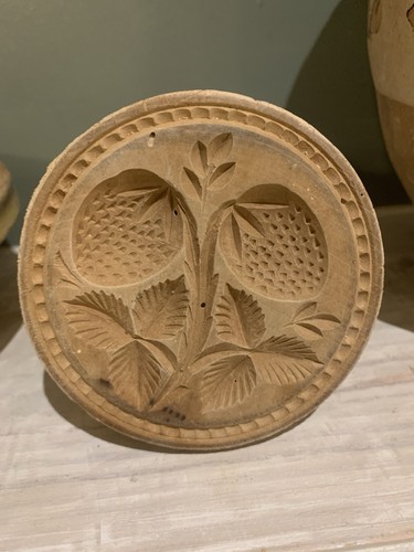 Antique round wooden - antique,