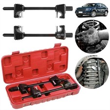 2Pcs Car Coil Spring Compressor Heavy Duty Tool Suspension Clamp Kit With Case U