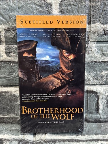 Brotherhood the wolf - of, vhs