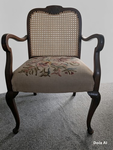 Antique edwardian armchair - edwardian,