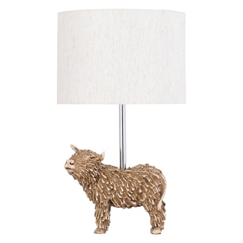 Highland cow table lamp - cow,